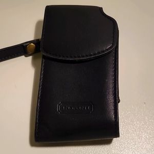 Coach Vintage Leather Flip Phone Carrier